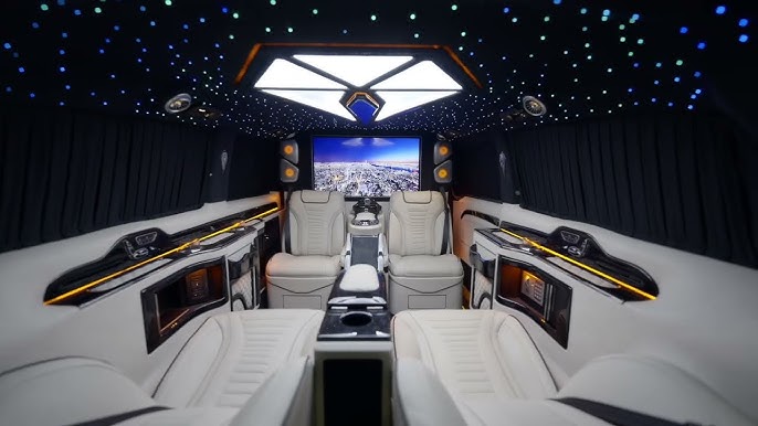 Mercedes-Benz Vito VIP İç Tasarım - Yıldızlı Tavan